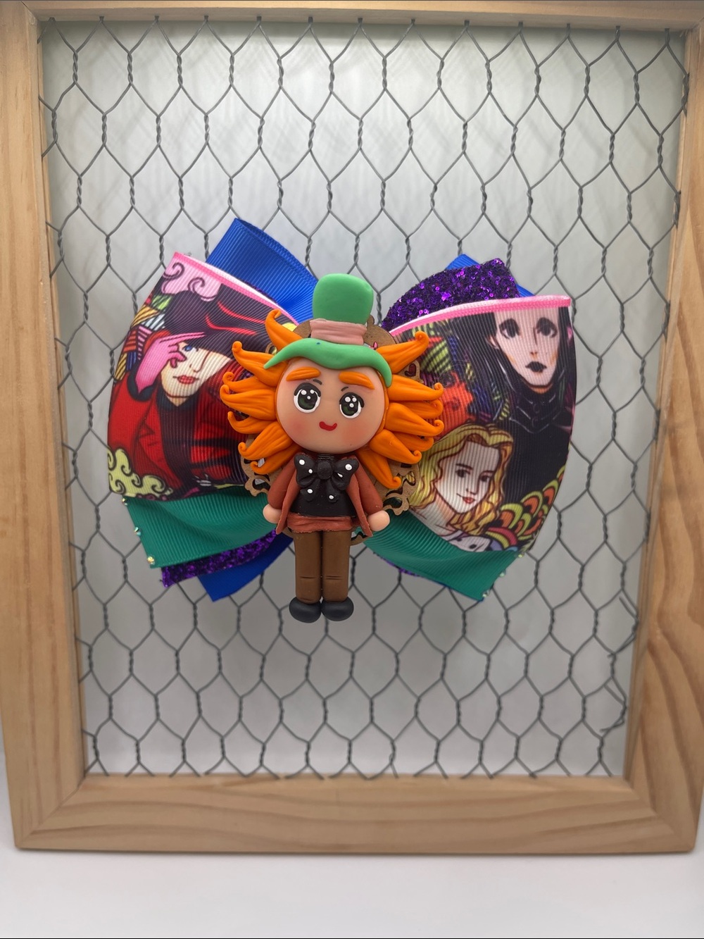 Handmade Gothic Fantasy Character Hair Bow